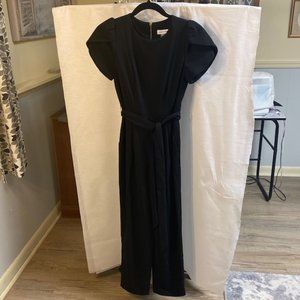 Calvin Klein Black Short Sleeve Jumpsuit Sz 2 NWT